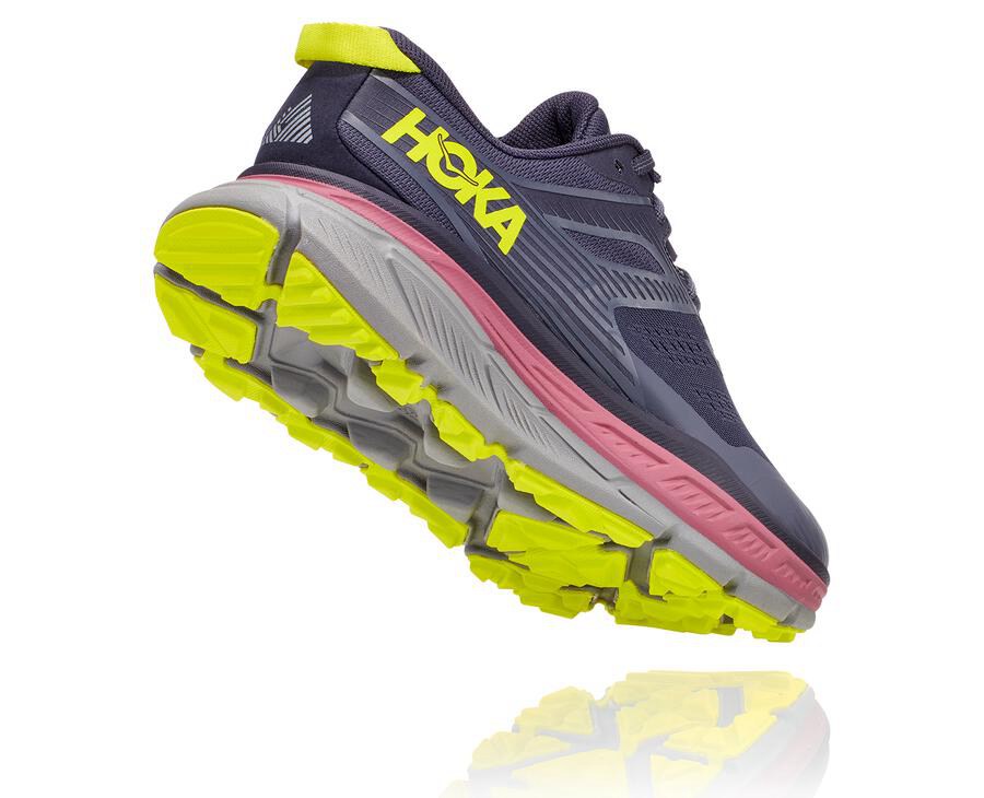 Tenis Trail Hoka One One Feminino Azul Marinho - Stinson Atr 6 - 324-MZBXCV